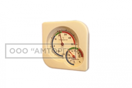 Гигрометр механический (с термометром) фото 1